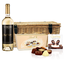 Buy & Send Vinoir Sauvignon Blanc 75cl White Wine And Chocolates Hamper