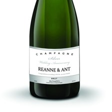 Buy & Send Personalised Champagne - Silver Anniversary Label