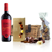 Buy & Send Zensa Nero d'Avola DOC 75cl Red Wine And Chocolates Hamper