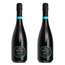 Buy & Send Zonin Prosecco Cuvee DOC 1821 Duo Set