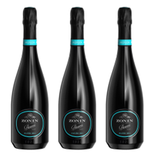 Buy & Send Zonin Prosecco Cuvee DOC 1821 Treble Prosecco Set