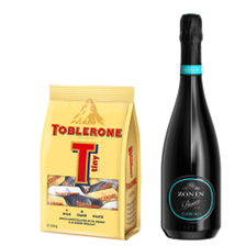 Buy & Send Zonin Prosecco Cuvee DOC 1821 With Toblerone Tinys 248g