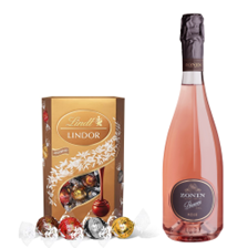 Buy & Send Zonin Rose Prosecco D.O.C 75cl With Lindt Lindor Assorted Truffles 200g
